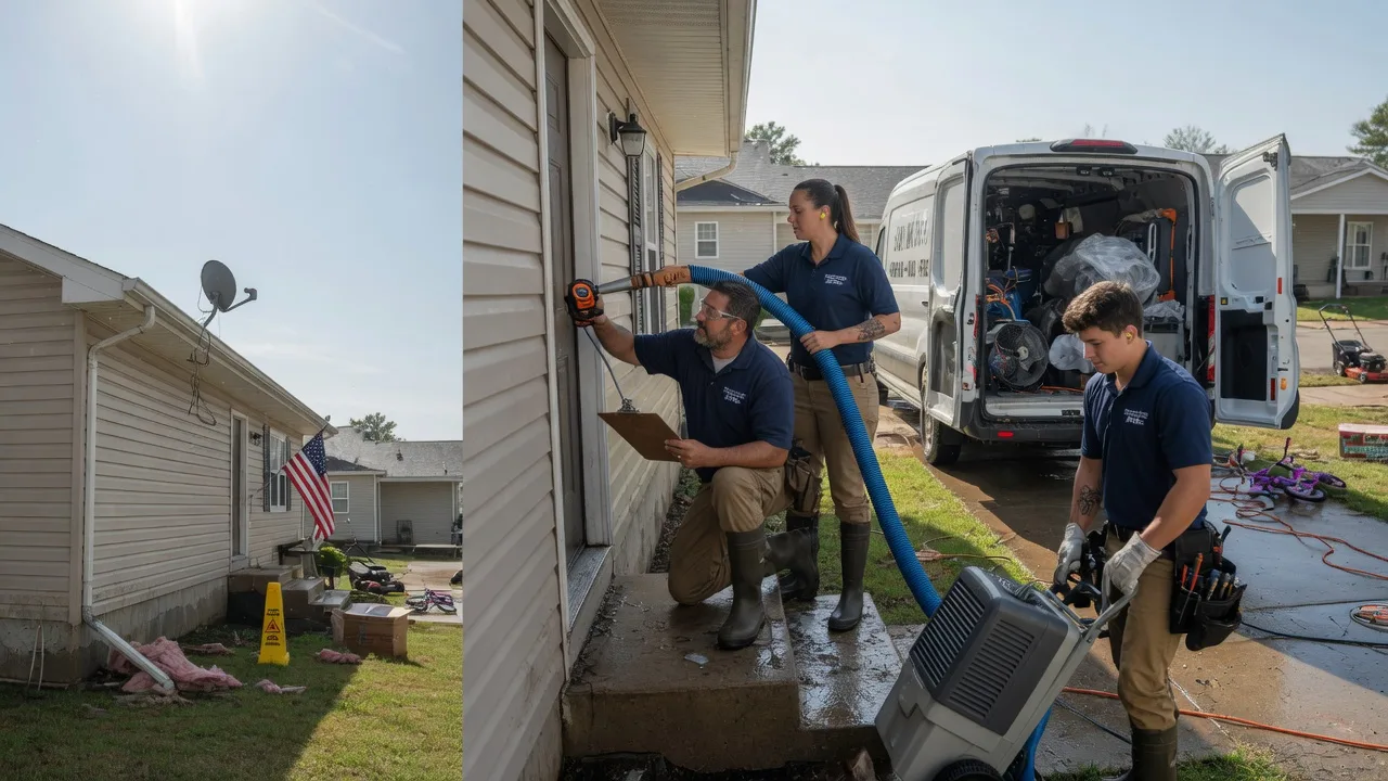 Ceiling Water Damage Restoration in Oregonia, OH near me